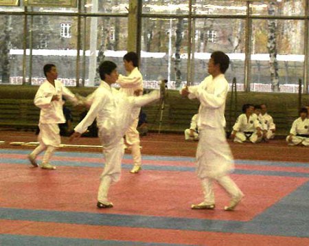 Показательные выступления традиционных корейских боевых искусств